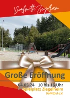 Eröffnungsfeier des Mehrgenerationenpark Dorfmitte Ziegelheim