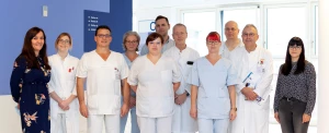 Fachexperten des Darmkrebszentrums im Klinikum Altenburger Land stellen sich vor,  informieren und beantworten Fragen