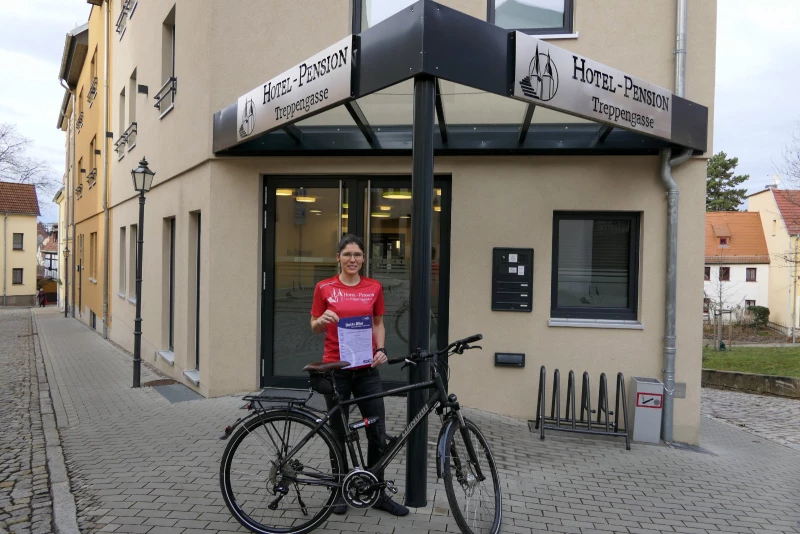 Bett+Bike Rezertifizierung für Altenburger Hotel-Pension Treppengasse | Bett+Bike Rezertifizierung Hotel-Pension Treppengasse