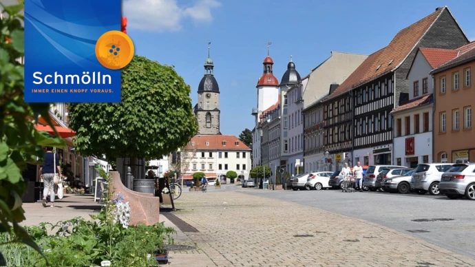 VorschauBild - Schmölln investiert: Abwasseranschluss Nöbdenitz, Dorfzentrum Nitzschka, Ostthüringenhalle