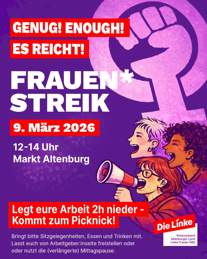 Aufruf zum Frauen Generalstreik 2026 | 