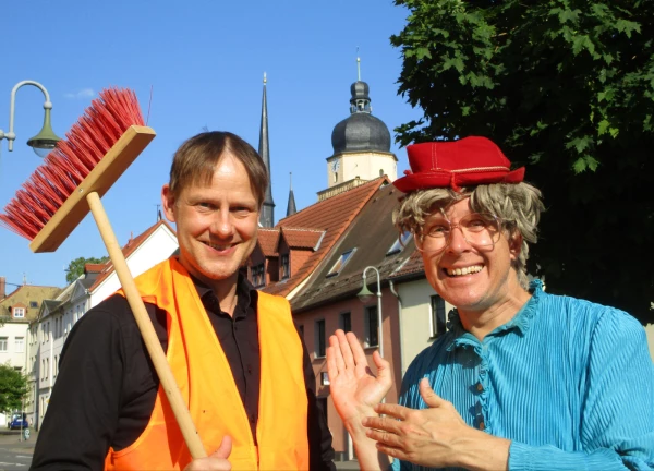 Kabarett zum Mitgehen mit den „Nörgelsäcken“ in Gößnitz