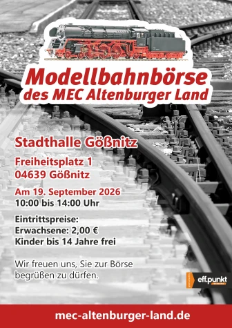 VorschauBild - Modelleisenbahnbörse in Gößnitz