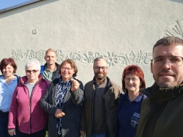 Symbolische Übergabe des Dorfzentrums Großstöbnitz