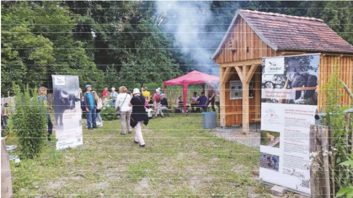 VorschauBild - Sommerfest des NABU Altenburger Land mit Einweihung des Naturschutz-Infopointes durch NfGA an der Hellwiese in Altenburg