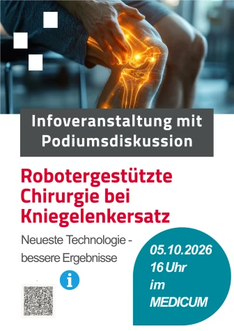 VorschauBild - Informationsveranstaltung: Robotergestützte Knie-Endoprothetik