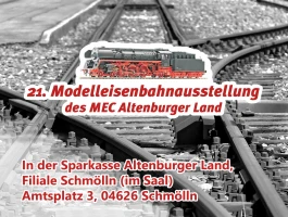Modelleisenbahn-Ausstellung in Schmölln 2026