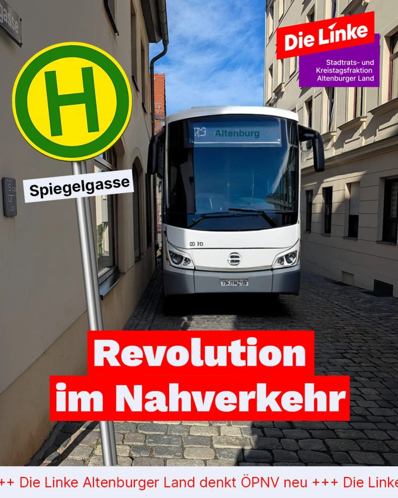 Revolution im Nahverkehr - Die Linke Altenburger Land denkt Mobilität neu | 