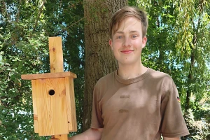 Neue Nistkästen im Inselzoo Altenburg: FÖJ-Projekt für heimische Singvögel
