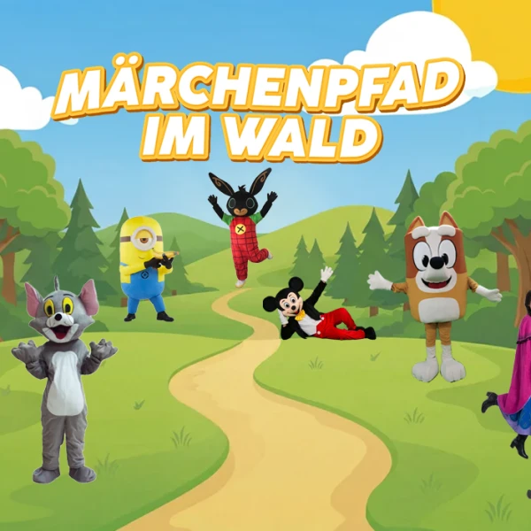 Märchenpfad durch den Wald in Altenburg