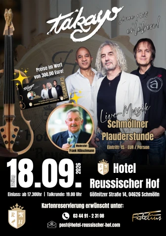 VorschauBild - Schmöllner Plauderstündchen – Saisonstart mit TAKAJO