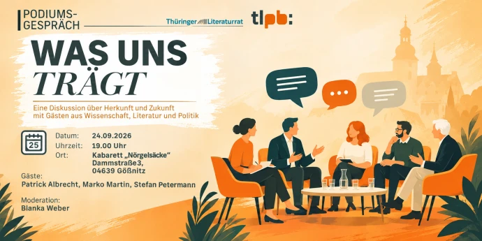 VorschauBild - Podiumsdiskussion „Was uns trägt“ im Kabarett Nörgelsäcke