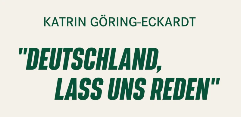 Katrin Göring-Eckardt liest in Altenburg: „Deutschland, lass uns reden“ | 