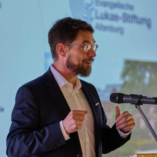 Grusswort beim Symposium durch OB André Neumann