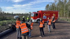 LMBV nimmt Löschwasserleitung zum Kohlebrand Rusendorf in Betrieb