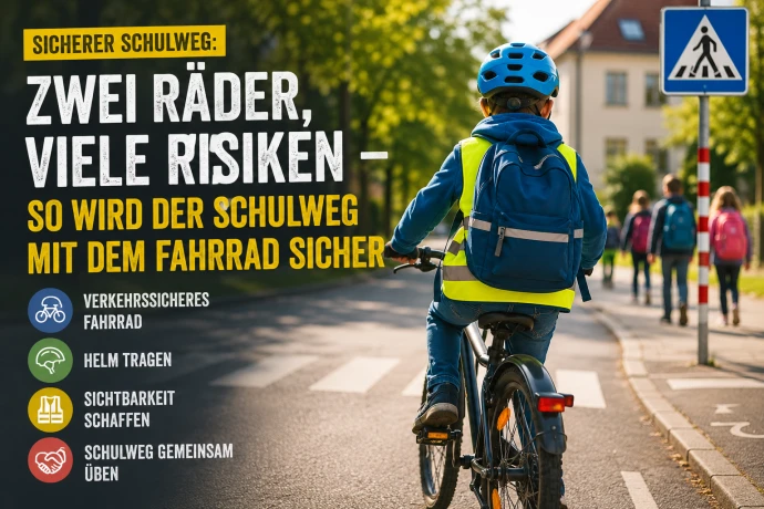VorschauBild - Schulweg per Rad: So werden Kinder sicherer im Straßenverkehr