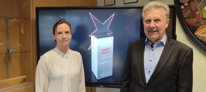 Wechsel an der Spitze bei „Jugend forscht“ | Angela Riemann und Heinz Teichmann