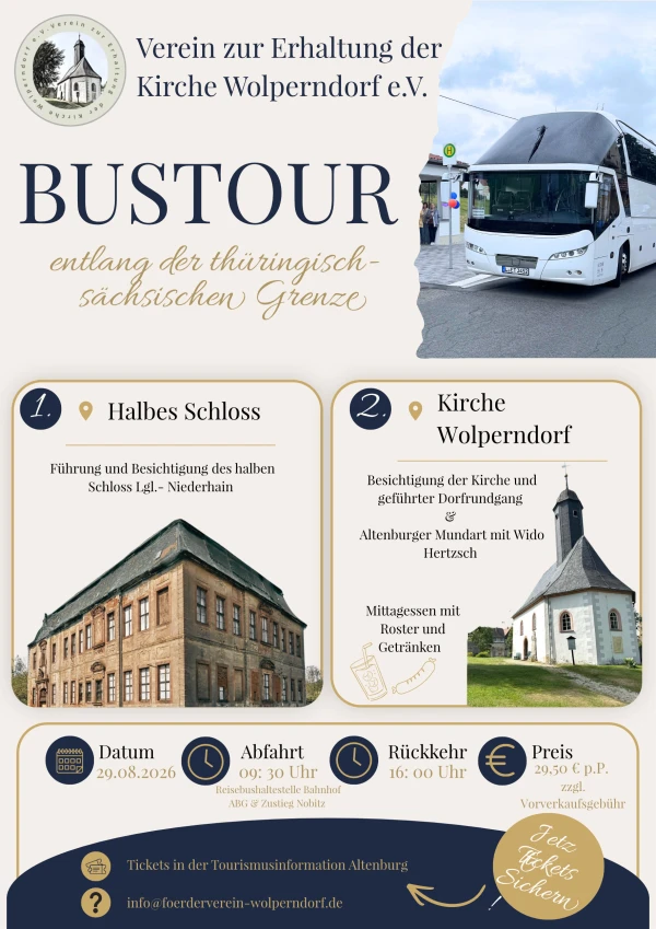 BUSTOUR entlang der thüringisch-sächsischen Grenze