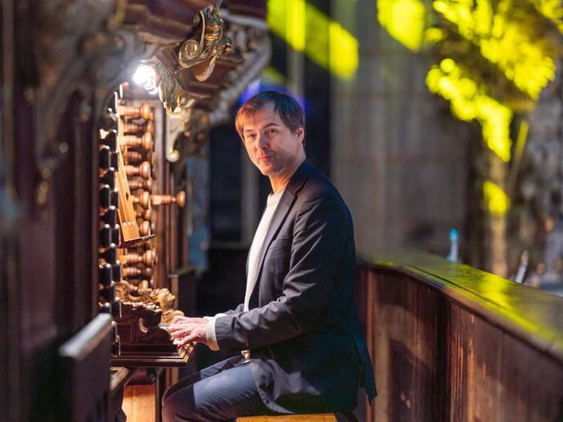 11. Bach-Orgelvesper im Residenzschloss Altenburg | Schlossorganist Daniel Beilschmit an der Trost-Orgel im Residenzschloss Altenburg