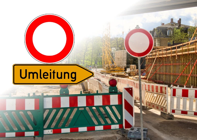 Altenburg: Einschränkungen am Teichknoten | Straßensperrungen / Verkehrsgeschehen