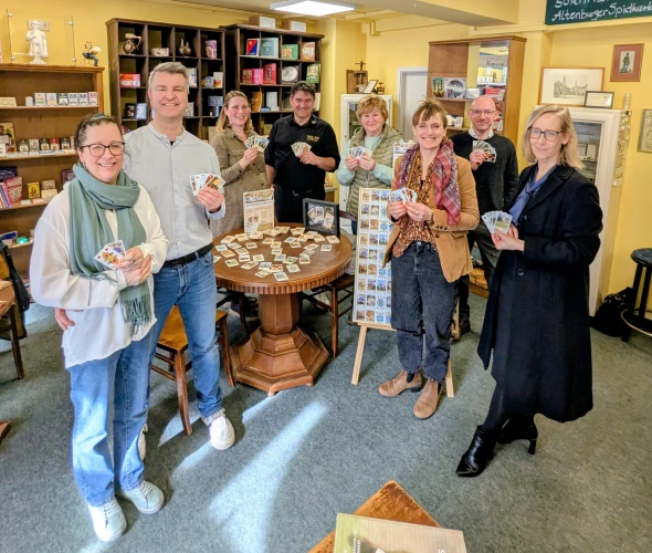 VorschauBild - Sonderedition zum Stadtgeburtstag: Neues Altenburger Land Skatspiel offiziell präsentiert