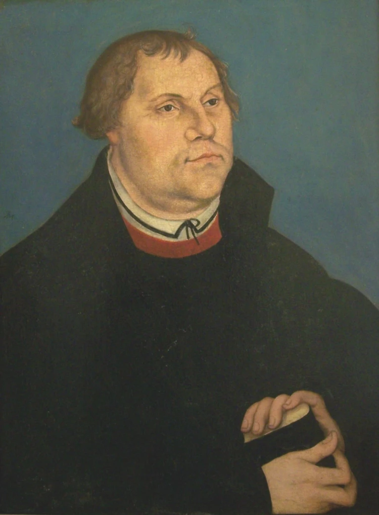 Lucas Cranach d. J., Martin Luther, 1555, Öl auf Leinwand, Residenzschloss Altenburg