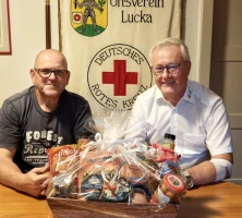 Rotkreuzgemeinschaft Lucka gratuliert zur 125. Blutspende