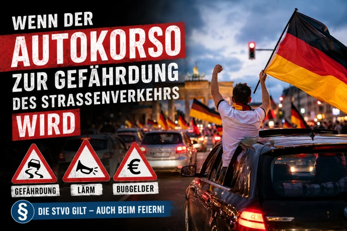 VorschauBild - Wenn der Autokorso zur Gefährdung des Straßenverkehrs wird