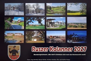 „Dar Ruszer Kolanner 2027 is doo“ – Altenburger Mundart im Kalender