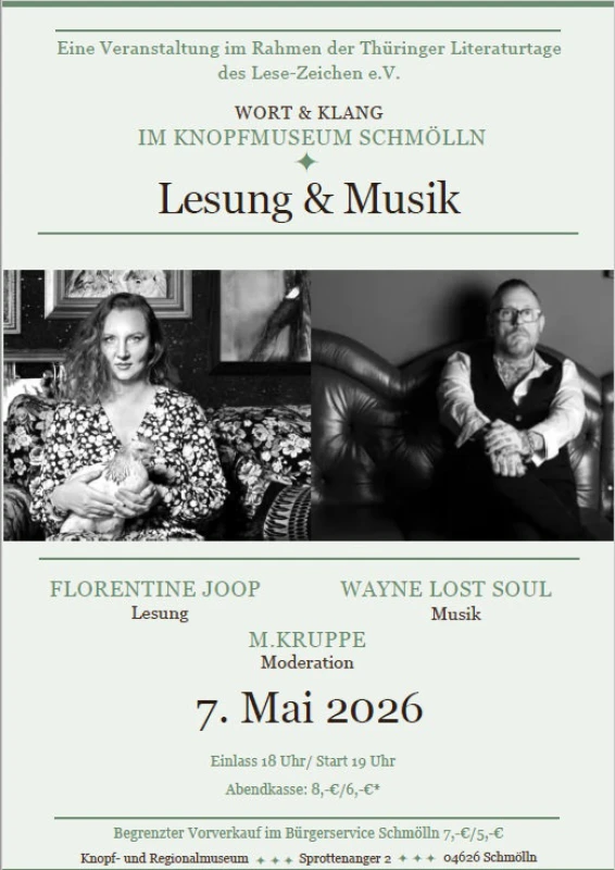 VorschauBild - Wort & Klang — Ein Abend im Knopfmuseum Schmölln