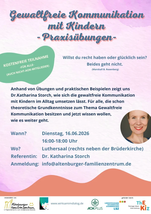Gewaltfreie Kommunikation - Praxisübungen