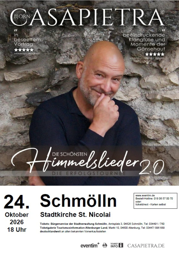 Björn Casapietra – „Die schönsten Himmelslieder – Hallelujah“
