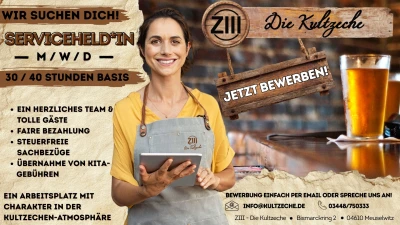 Wir suchen Dich - Serviceheld*In