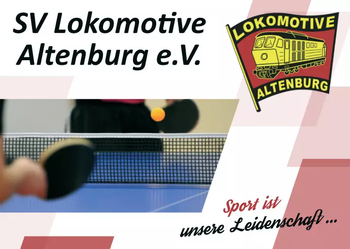 Lokomotive Altenburg sucht Verstärkung für den Tischtennis-Nachwuchs | SV Lokomtive Altenburg e.V. - Tischtennis