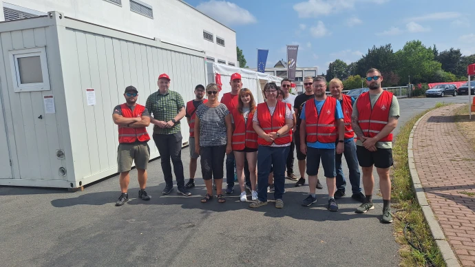 VorschauBild - DGB-Kreisverband: Volle Solidarität bei Kelvion – unbefristeter Streik seit Anfang August