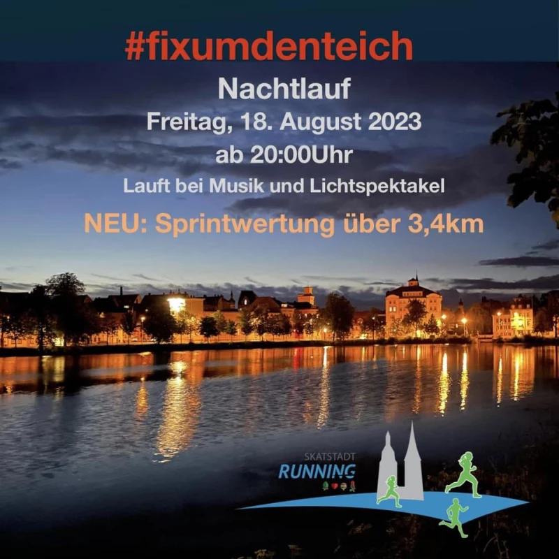2. Nachtlauf in Altenburg #fixumdenteich | 