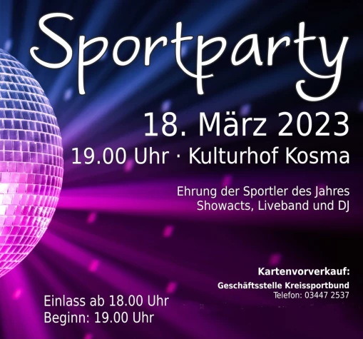 VorschauBild - 30. Sportparty des Kreissportbundes Altenburger Land e.V. 