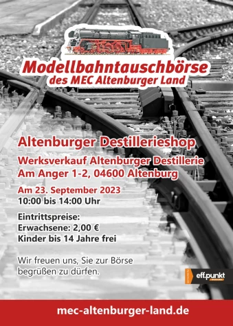 VorschauBild - Modellbahnbörse des MEC Altenburger Land e. V.