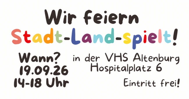 VorschauBild - „Stadt-Land-Spielt!“ – Tag des Gesellschaftsspiels 2026