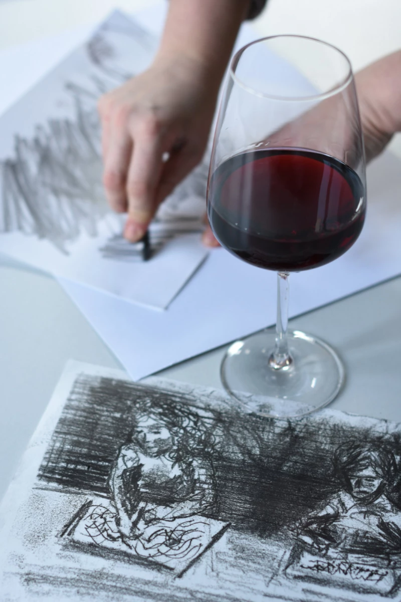 Zeichnen + Wein: Ein Abend mit den Samstagszeichnern | Zeichnen + Wein im Lindenau-Museum Altenburg