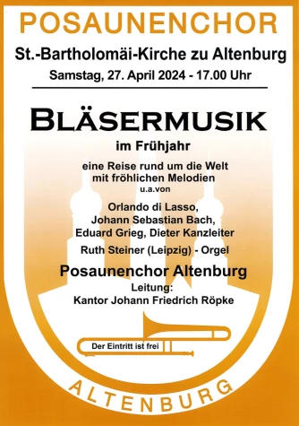 VorschauBild - Bläsermusik – Posaunenchor Altenburg