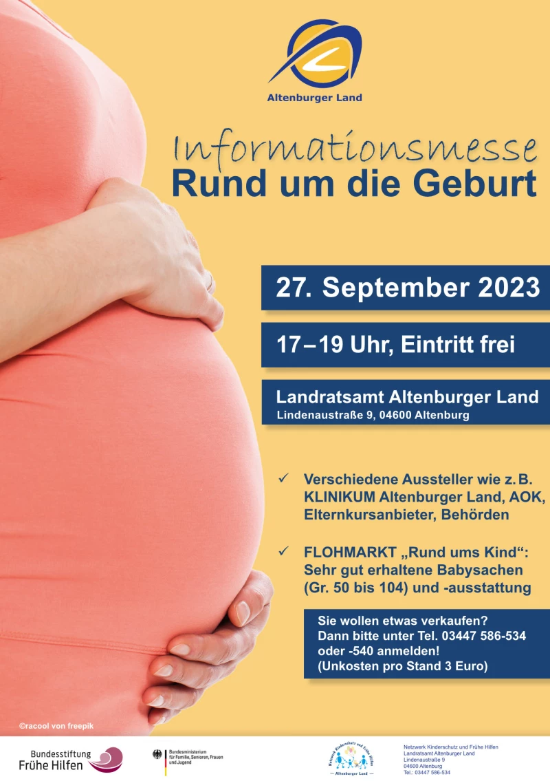 Informationsmesse „Rund um die Geburt“ Ende September im Landratsamt | 