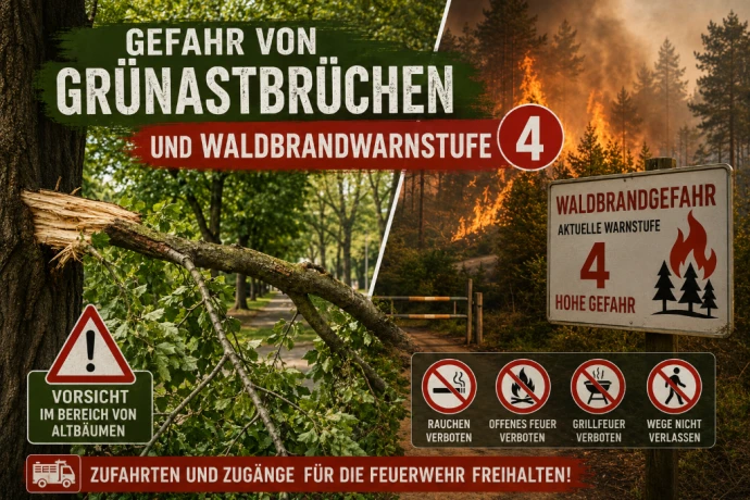 VorschauBild - Trockenheit setzt Gehölzen zu: Gefahr von Grünastbrüchen in Altenburg