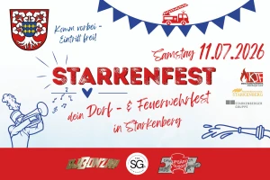 Starkenfest 2026: Dorf- & Feuerwehrfest in Starkenberg am 11. Juli