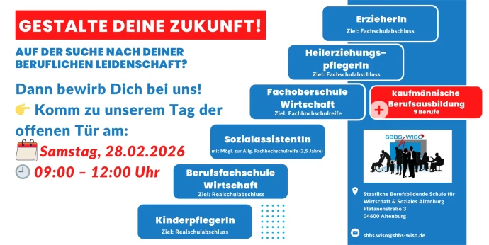 VorschauBild - Tag der offenen Tür an der SBBS WISO Altenburg