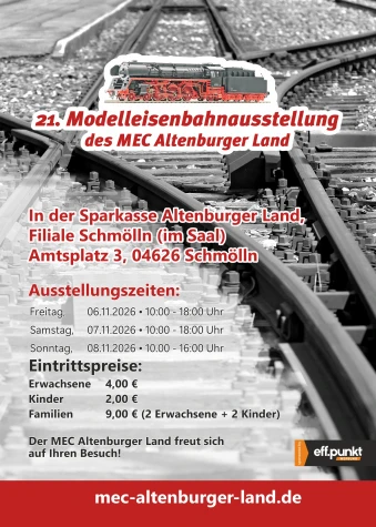 VorschauBild - 21. Modelleisenbahnausstellung des MEC Altenburger Land