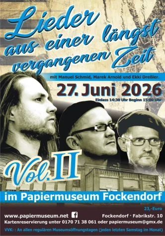 VorschauBild - Konzert „Lieder aus einer längst vergangenen Zeit, Vol. II“