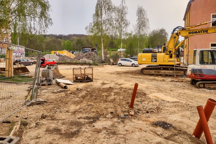 VorschauBild - Altenburg: Bauarbeiten in der Altenburger Geschwister-Scholl-Straße verlängern sich