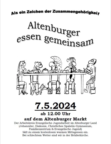 VorschauBild - Altenburger essen gemeinsam