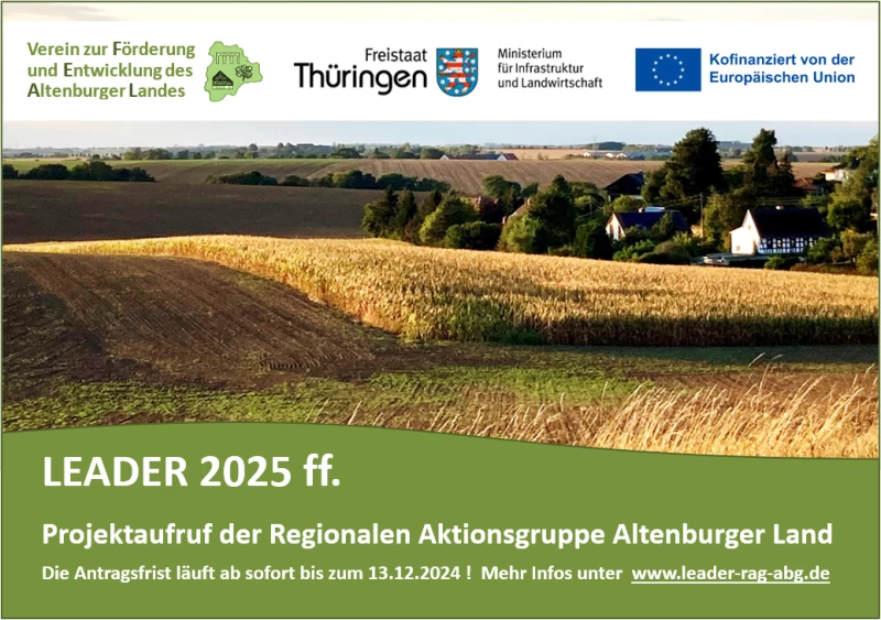 LEADER-Projektaufruf 2025 ff. gestartet | 